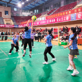 激战淘汰赛！泸溪气排球赛事精彩纷呈