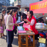 白羊溪乡开展赶集日就业宣传活动