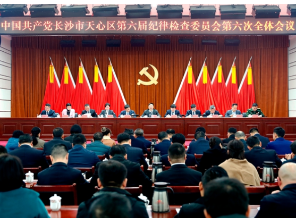 以更高标准更实举措推进全面从严治党  天心区第六届纪委第六次全会召开