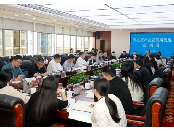天心区召开产业互联网发展座谈会