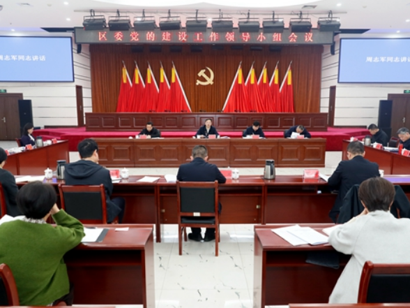 周志军主持召开区委党的建设工作领导小组会议
