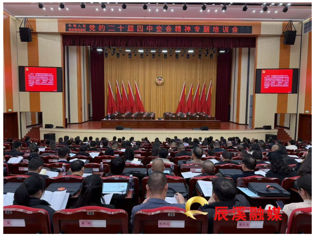 全体政协委员参加党的二十届四中全会精神专题培训