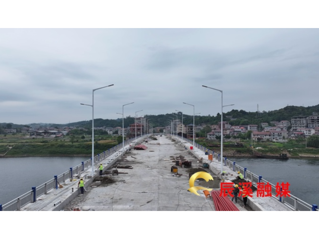 进度喜人！辰水二桥建设稳步推进