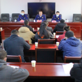 区消防救援大队组织全区乡、街道办事处召开火灾警示约谈会救援