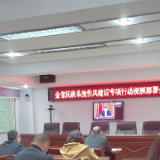 岳阳楼区民政局参加全省民政系统作风建设专项行动视频部署会议