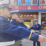 区消防救援大队积极开展队列训练