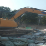 洛王社区开展建筑垃圾集中清运大行动