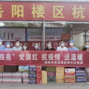 “四亮”党旗红 抗疫情 送温暖