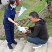 区消防救援大队开展消防宣传“进农村”活动。