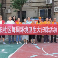 朝阳社区:清洁家园,营造整洁人居环境