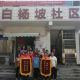 环境整治效果好 锦旗赠送表心意