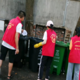 青年志愿献真情 爱心传递保整洁