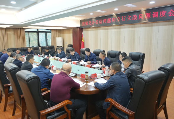 巡视交办信访问题和立行立改问题调度会召开