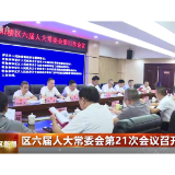 楼区六届人大常委会第21次会议召开