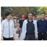 秧励调研岳阳楼区特色街区改造