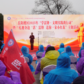 岳阳楼区开展2025年“学雷锋·文明实践我行动”主题活动