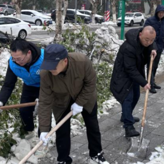 区水利局齐心协力开展破冰除雪行动