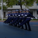 区消防救援大队积极开展队列训练
