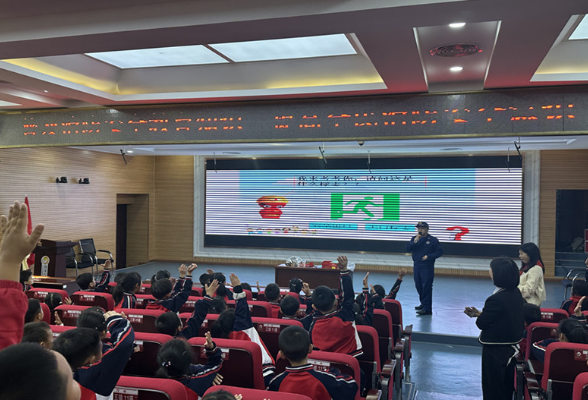 消防宣传走进校园 师生共学“防火秘籍”