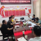 岳阳市委网信办深入洛王街道调研, 全力推进禁毒工作
