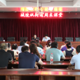 城陵矶街道:“周末大课堂”为党员干部“充电蓄能”