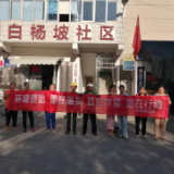 白杨坡社区开展“百日攻坚”清洁家园活动