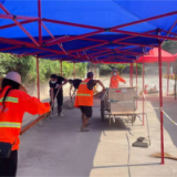 清洁消杀 营造安全舒适核酸检测环境