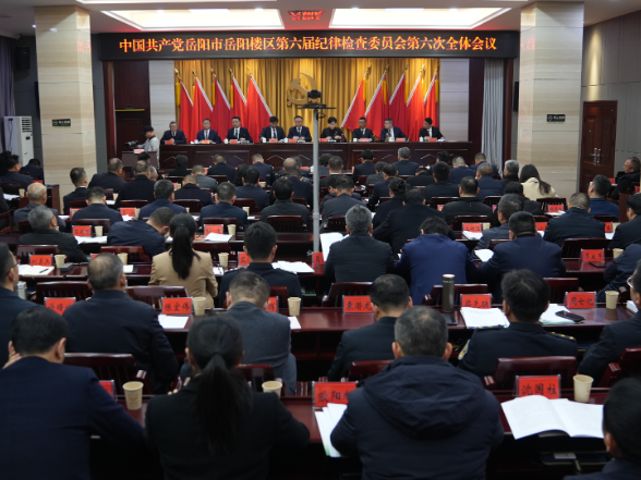 区第六届纪委第六次全会召开