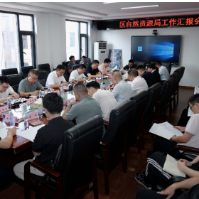白再兴调研区自然资源局工作