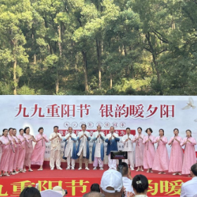 金鹗山街道开展“九九重阳节 银韵暖夕阳”慰问文艺演出