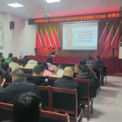 东茅岭街道组织召开“冬春居家安全防范集中宣传暨敲门行动”部署会