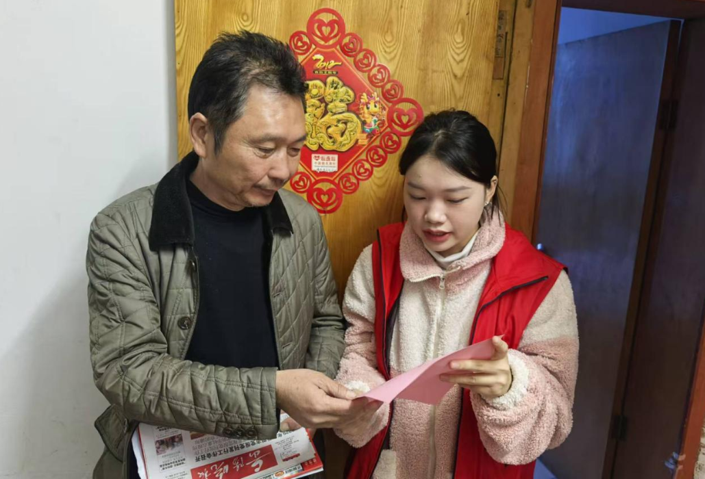 杨树塘社区开展冬季消防安全宣传活动