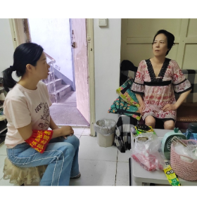 吕仙亭街道芋头田社区开展计生特扶家庭走访关爱活动