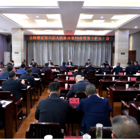 区政府召开第55次常务（扩大）会议