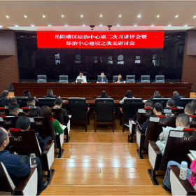 岳阳楼区综治中心第二次工作月讲评会暨综治中心建设之我见研讨会召开