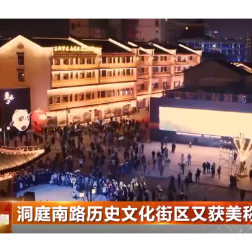 洞庭南路历史文化街区又获美称