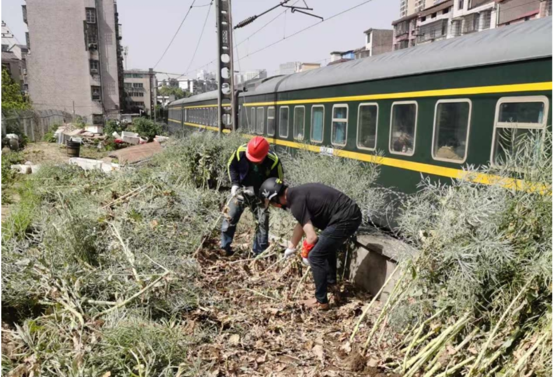新站社区：护航铁路 排查隐患
