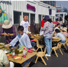 洞庭社区开展“童趣端午 非遗同行“游园活动