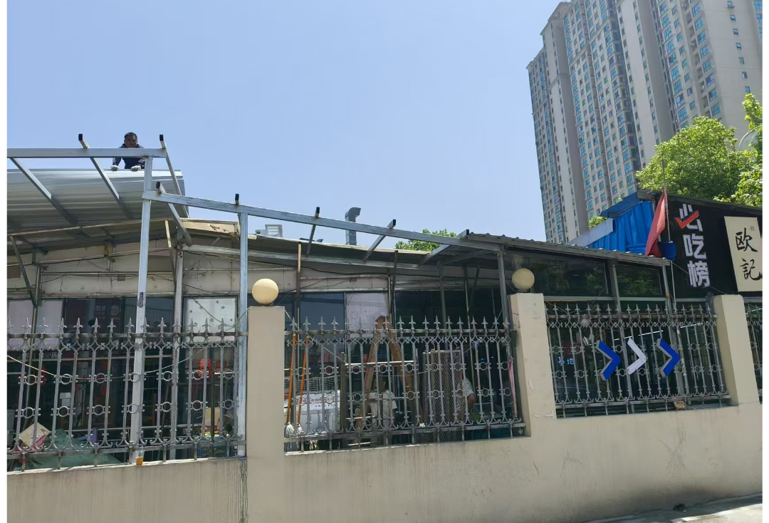 金鹗山街道：假期控违不松懈 坚守一线零容忍
