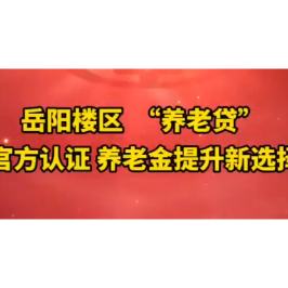 @岳阳楼区居民： “养老贷”政策全知道！