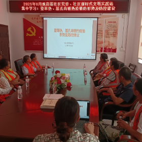 观音阁社区：党建引领织密防控网 筑牢蚊媒传染病"防火墙"