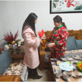 慈氏塔社区：新春慰问送温情 关爱特扶暖人心