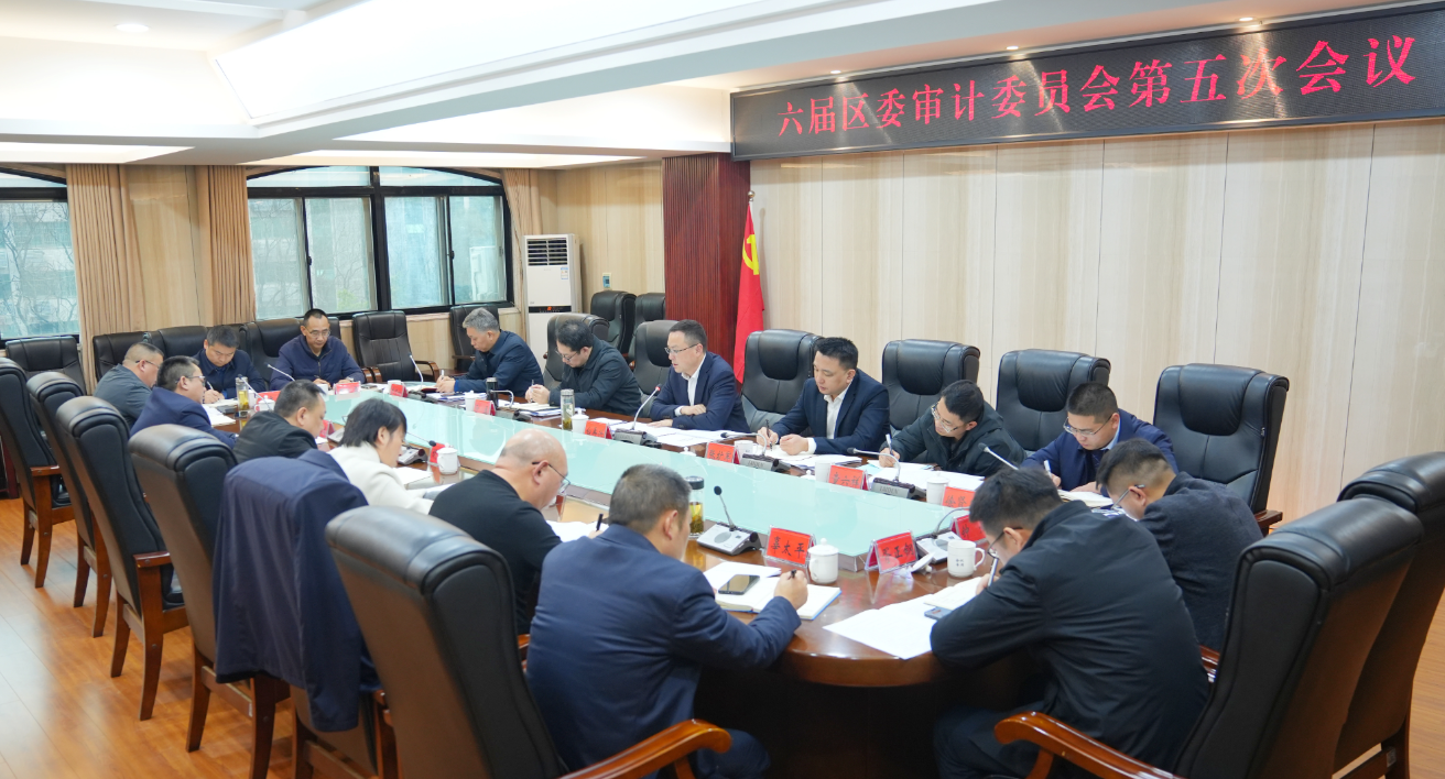 六届区委审计委员会第五次会议召开