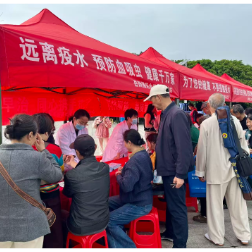 同心助力血防宣传 民革彰显责任担当