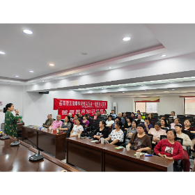 营养餐桌 家庭健康——枫桥湖社区卫生服务中心开展营养周主题健康教育讲座