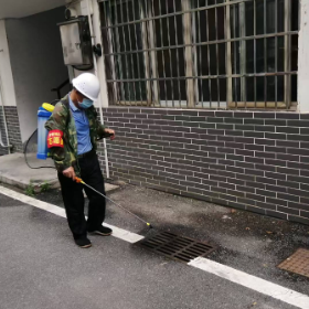观音阁社区：全面消杀蚊蝇 守护健康家园