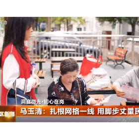 马玉清:扎根网格一线 用脚步丈量民情