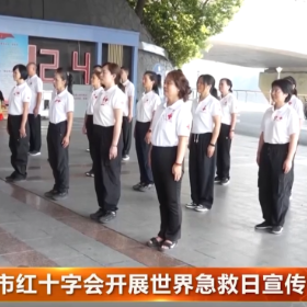 市红十字会开展世界急救日宣传活动