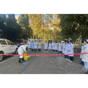 枫桥湖社区卫生服务中心开展医疗废弃物意外泄露应急演练
