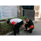 环境卫生大清扫  党员带头我先行
